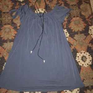 Off the shoulder T-shirt dress